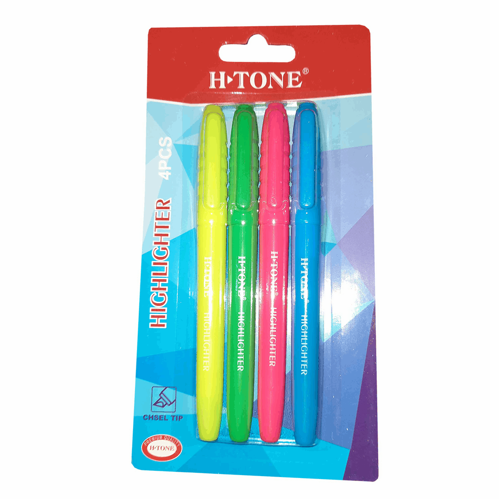 Набір маркерів текстових 1-4 мм, 4 шт H-Tone (JJ205314-4)